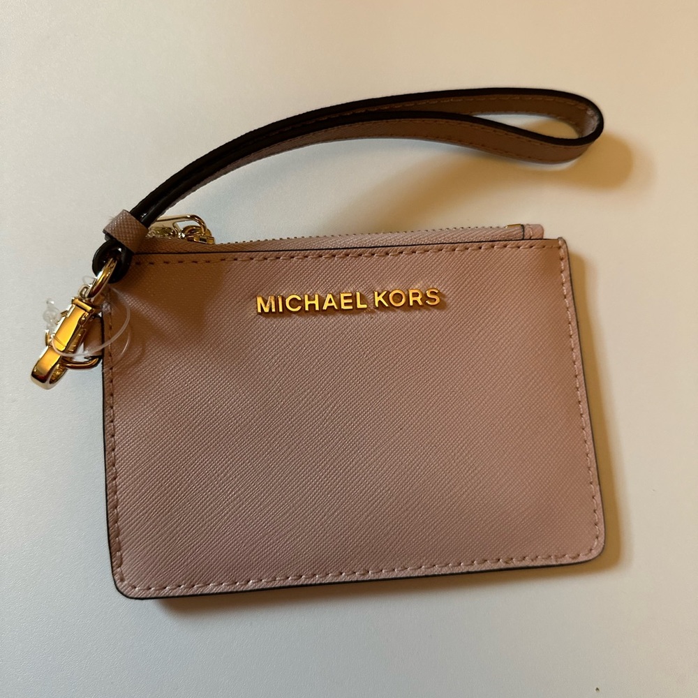 Michael Kors Leather Wristlet